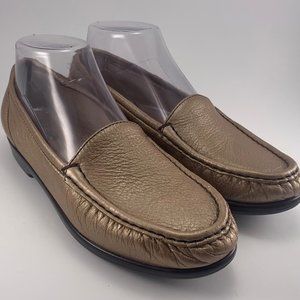 SAS Simplify Lusso/Gold Moc Loafer Slip-on Shoes (B5123911) Women's Size 7 (M)